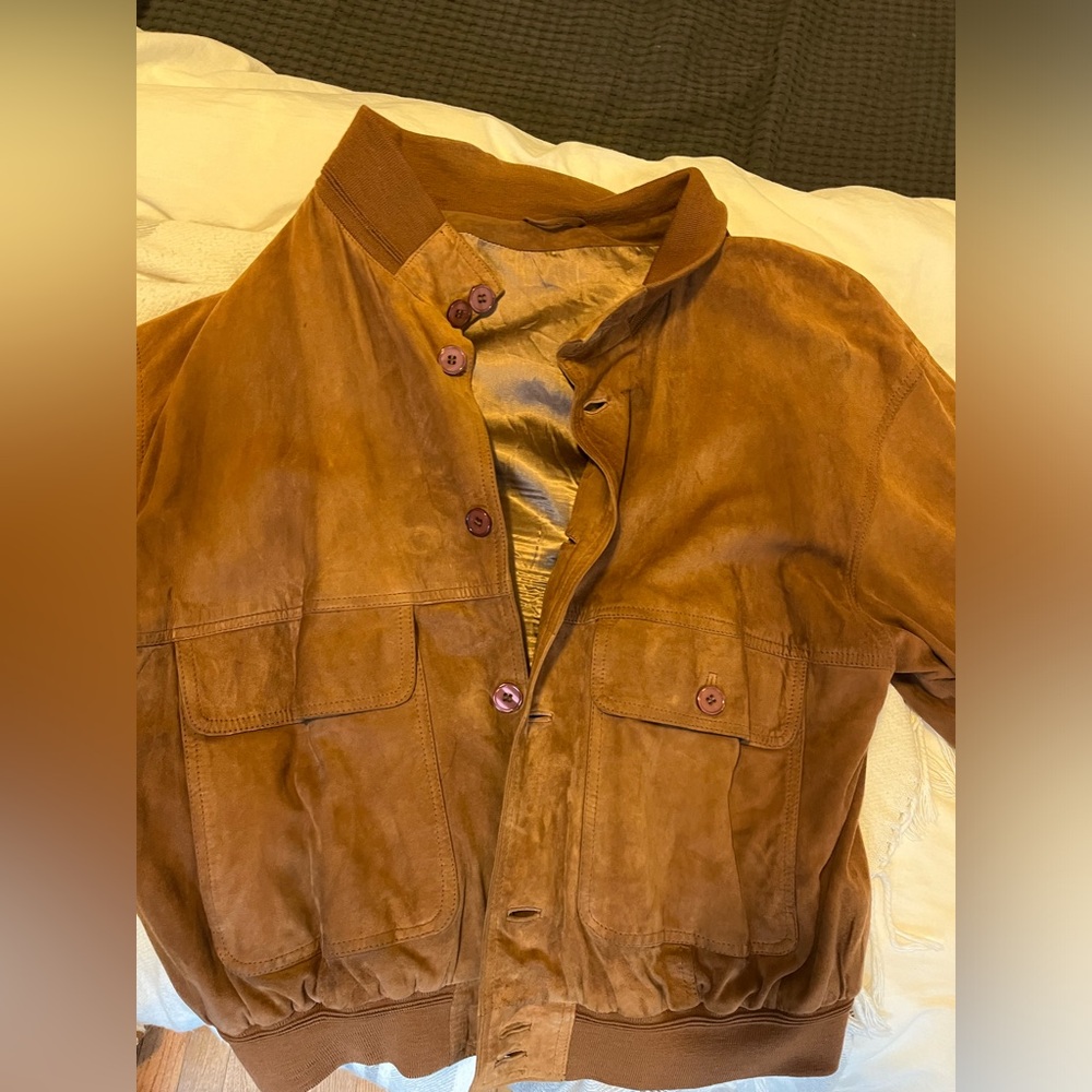 Suede Jacket Medium. - image 1